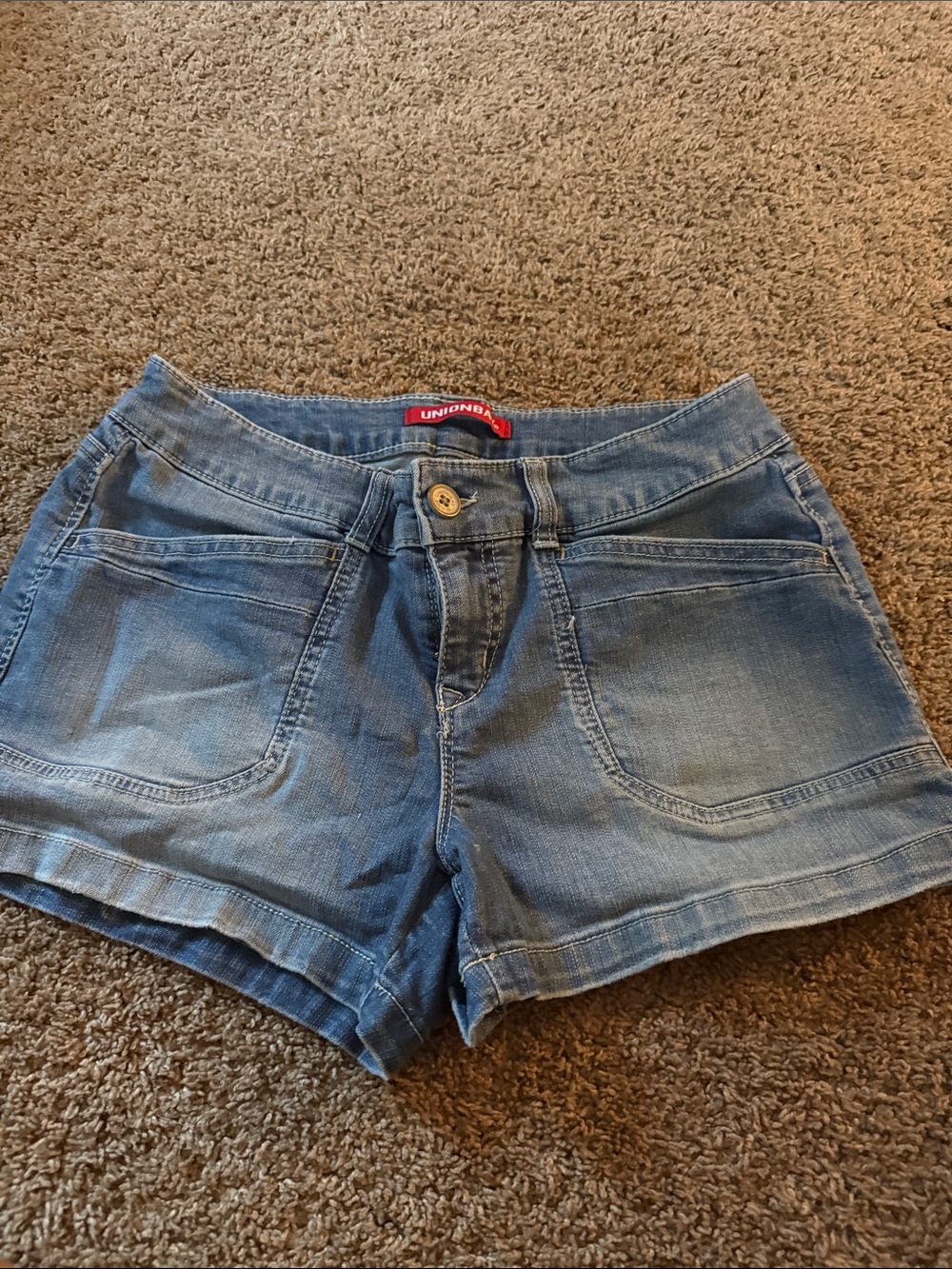 UNIONBAY Washed Blue Denim Shorts